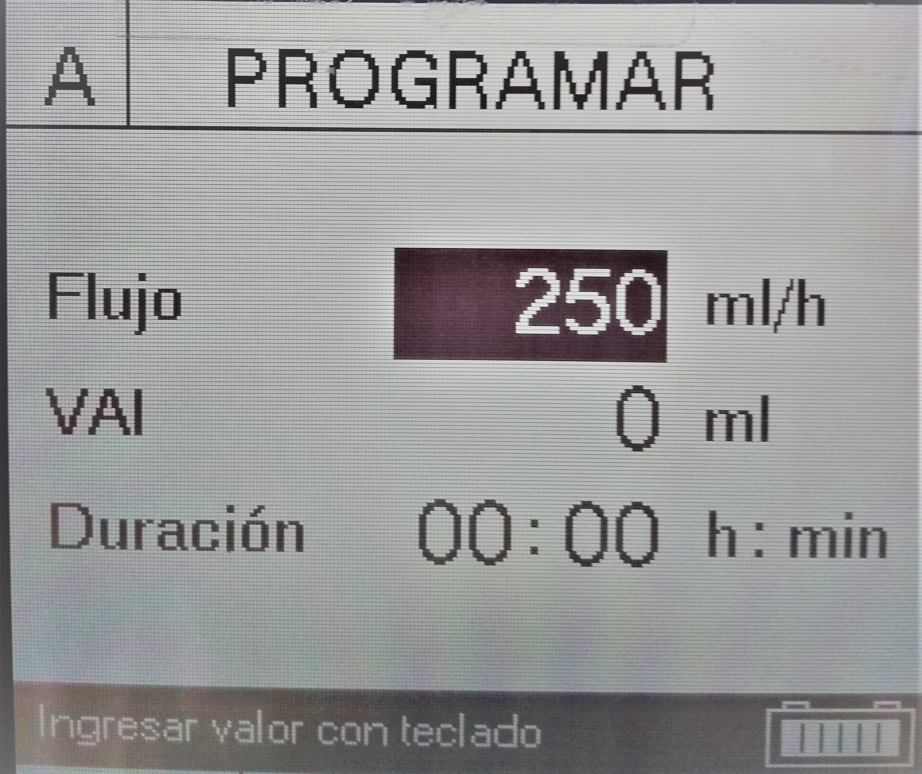 TABLERO PRINCIPAL DE LA BOMBA DE INFUSION